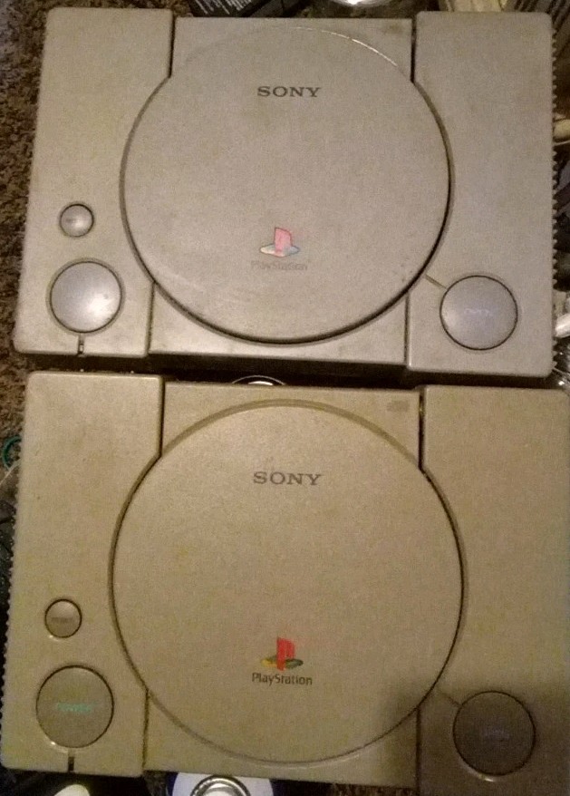 Vintage Original PlayStation Lot of 2 Untested Consoles Estate Sale Find
