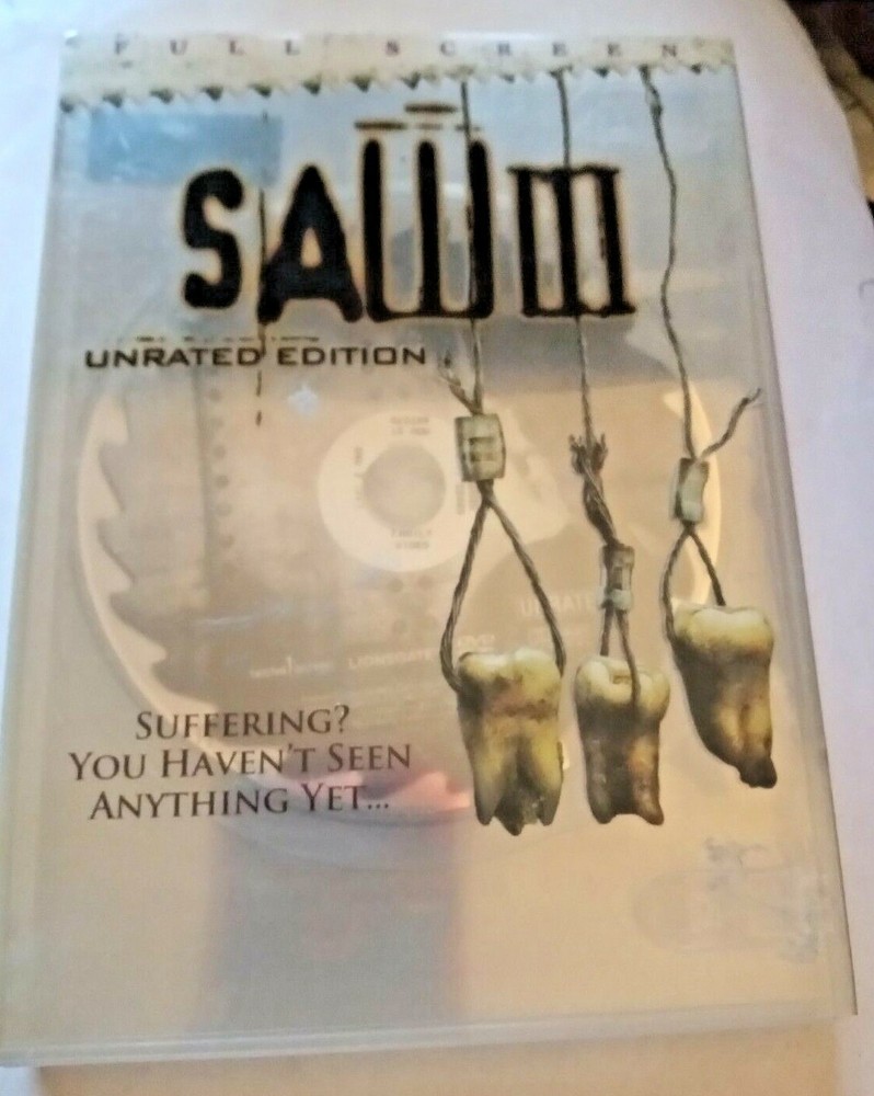 Saw III Shawnee Smith Tobin Bell Angus McFadyen (DVD, 2007, Unrated Full Screen)