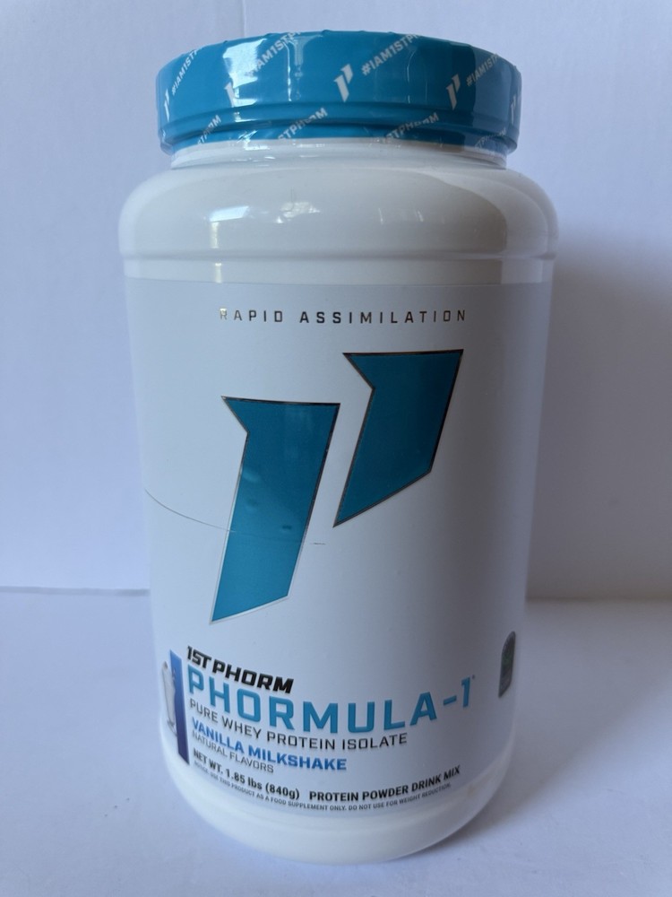 1st Phorm Phormula-1 Vanilla Milkshake Whey Protein Isolate Exp 04/27 New