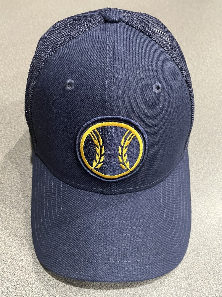 Milwaukee Brewers 39Thirty Flex Trucker Hat Navy Blue -S/M