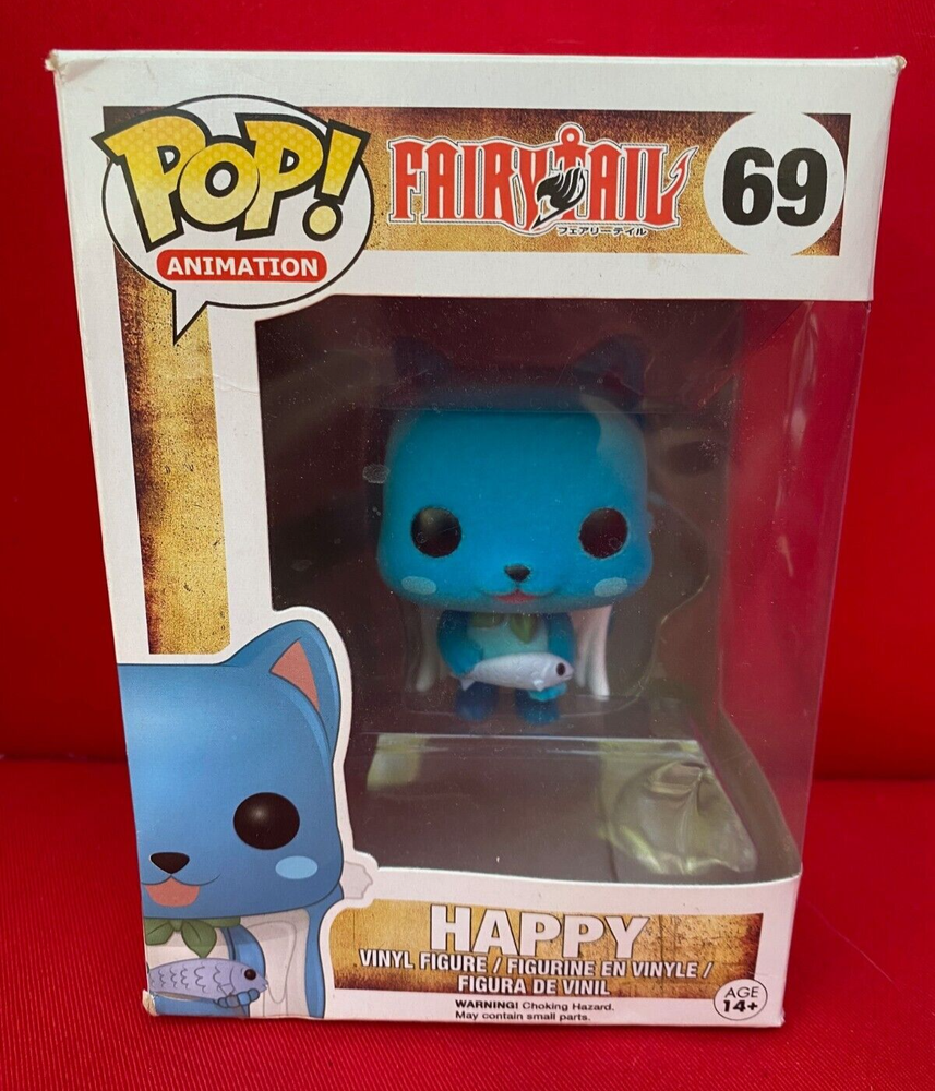 Funko Pop Fairy Tail Happy First to Market Hot Topic Exclusive #69
