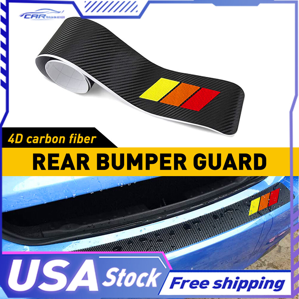 Rear Trunk Guard Decal Plate Accessories For Honda Civic Accord Carbon Fiber