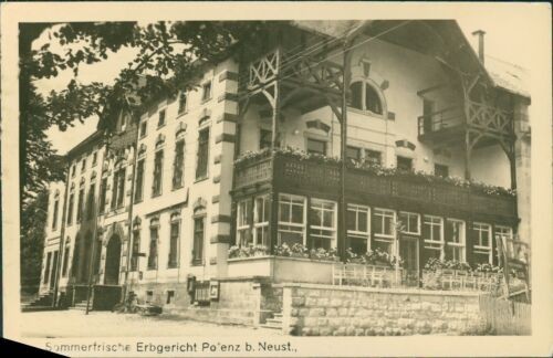 Ansichtskarte Polenz Neustadt Sachsen Erbgericht Hotel ?  (Nr.9823)