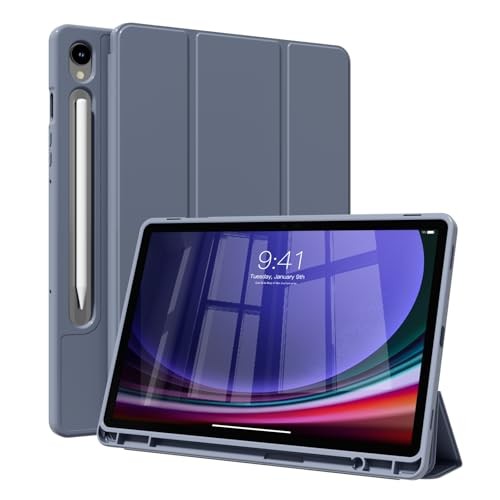 Case for Samsung Galaxy Tab S9 FE 10.9 Inch/Tab S9 11 Inch with S Pen Holder & K