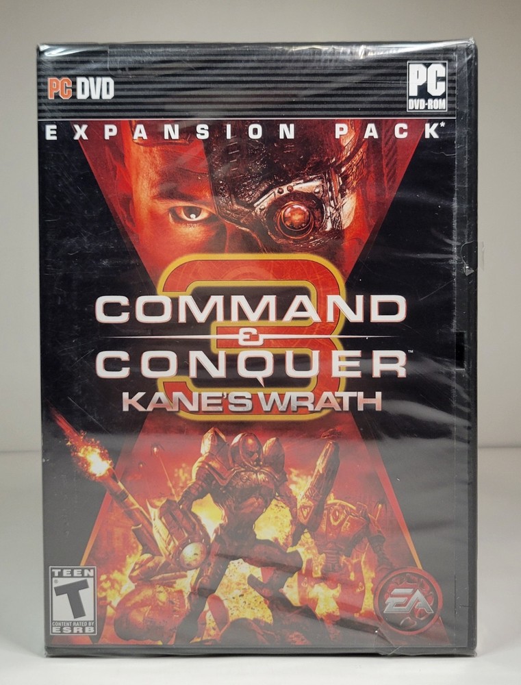 Command & Conquer 3 Kane's Wrath PC DVD Expansion Pack Free Shipping