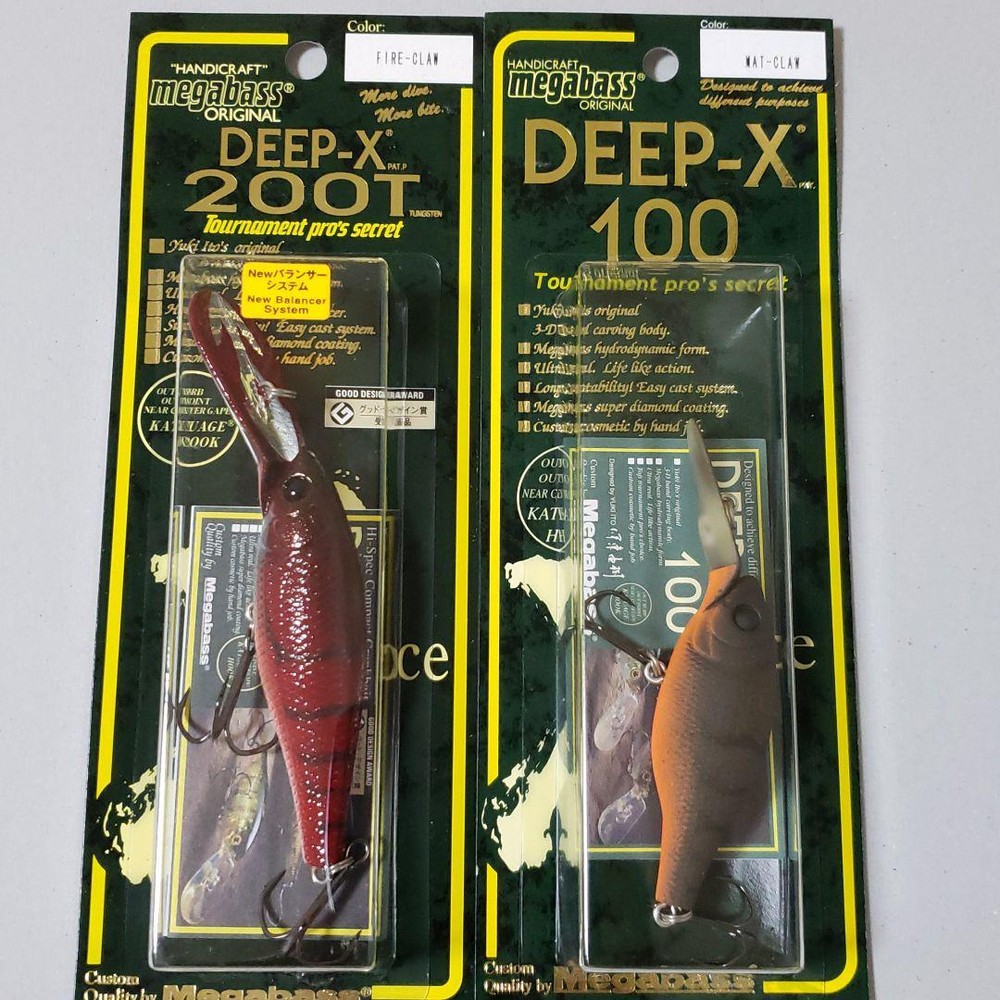 Fishing Lure Megabass Deep-X200T 100 Sets