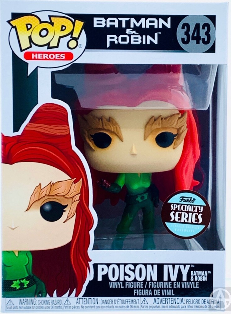 Funko POP POISON IVY #343  Batman & Robin Movie Specialty Series Exclusive