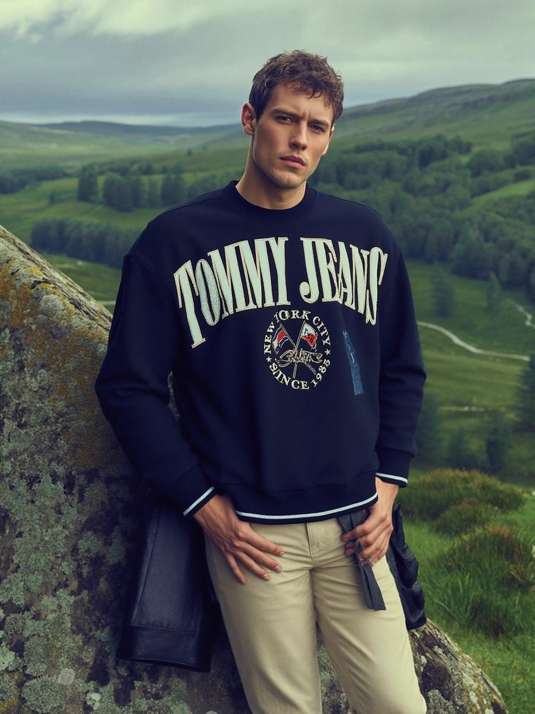 TOMMY HILFIGER - Men's  Crewneck Sweatshirt,