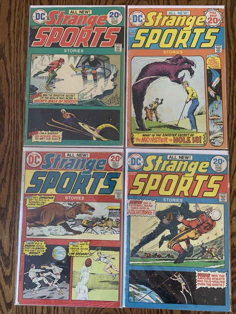 Lot DC Bronze Age Strange Sports Stories Comics Horror Sci-Fi #2,3,5,6
