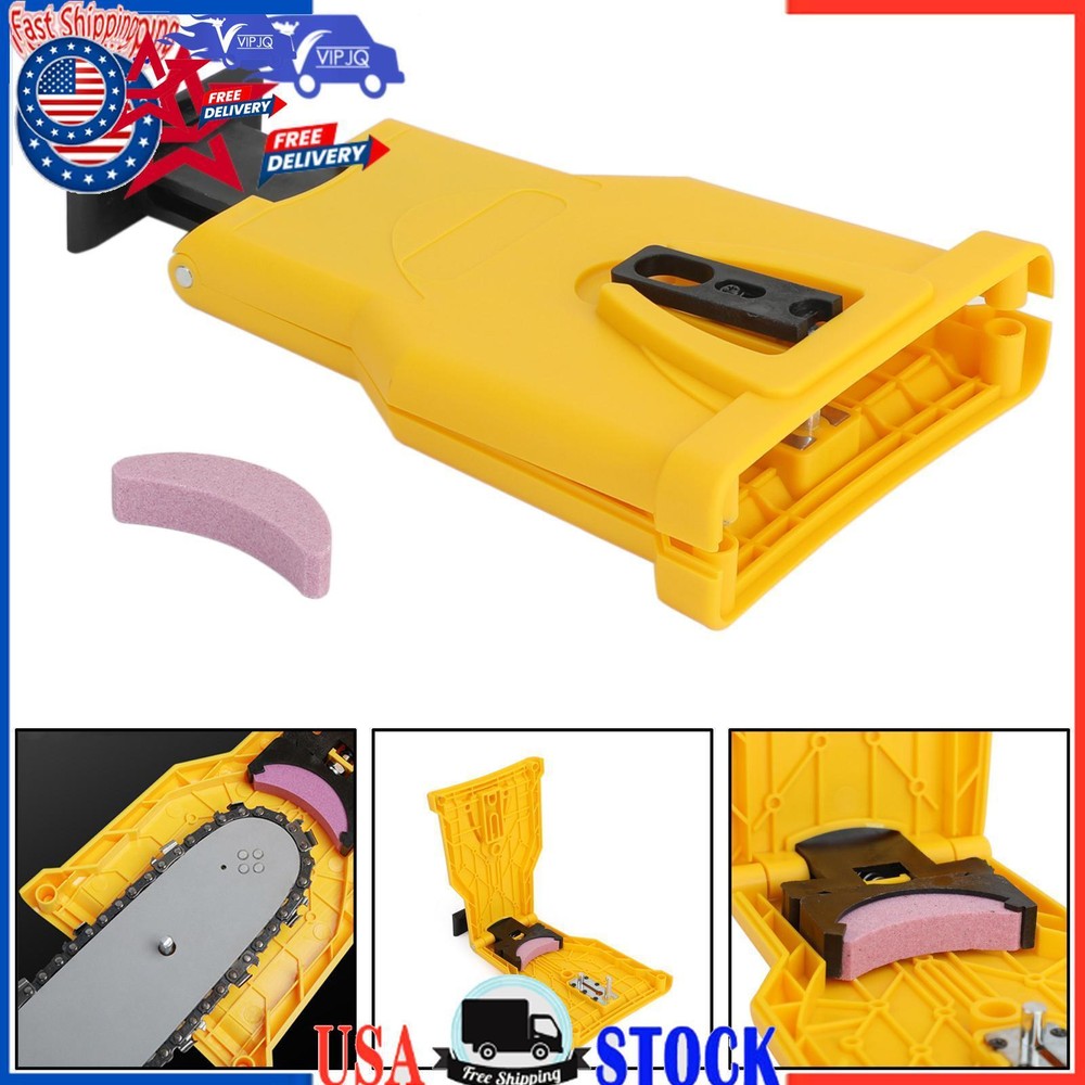 14-20 Inch Chainsaw Sharpener Fast Blade Sharpening Stone System US