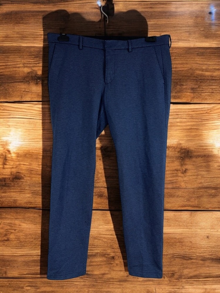 Drykorn Navy Chino Pants for Men 36x30 Casual Comfort Fit Trousers