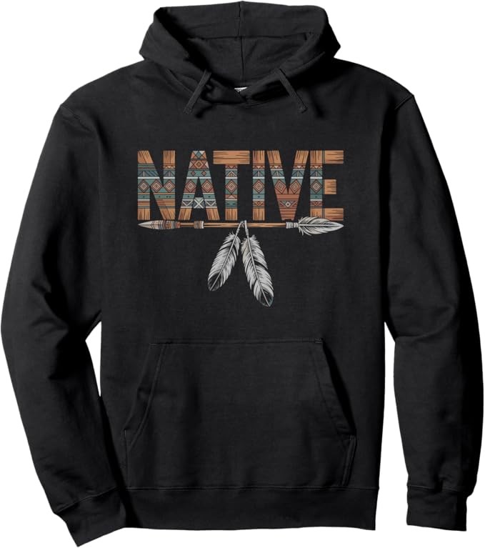 Native Indian American Pride Indigenous Heritage History Day Pullover Hoodie-image