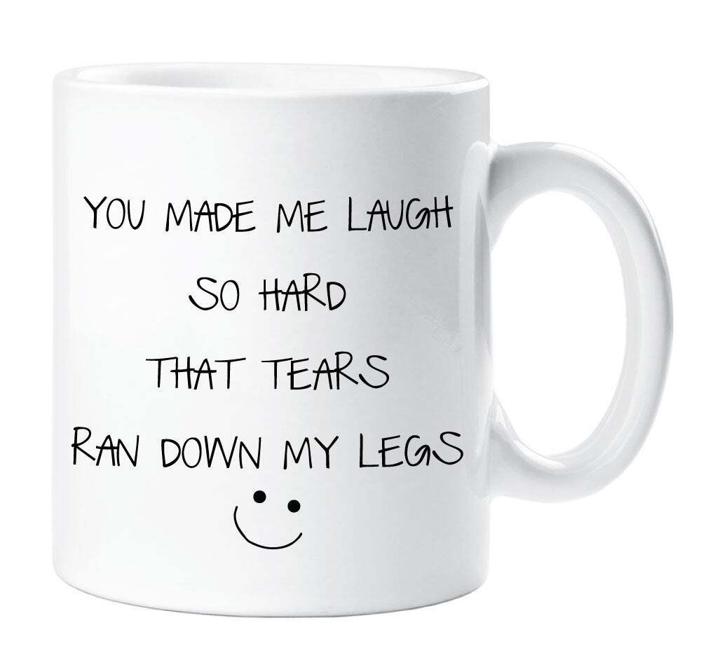 Taza Laugh So Hard Cerámica Novedad Regalo Divertido Taza Regalo