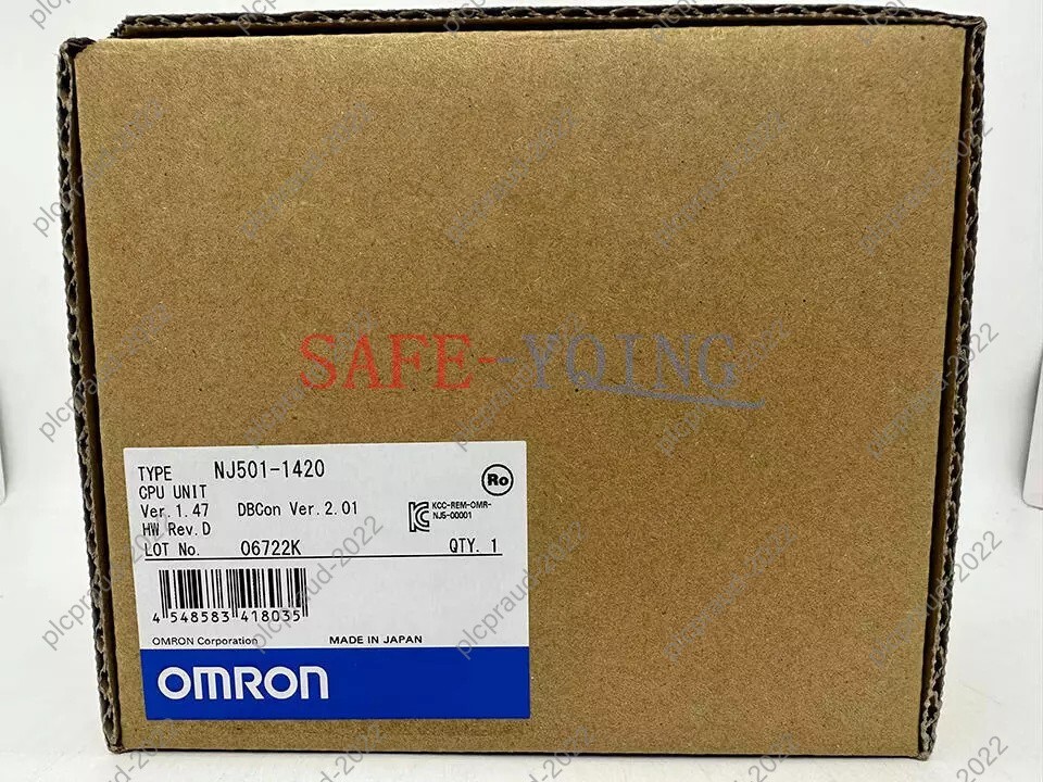 NEW Genuine Omron NJ501-1420 NJ5011420 CPU Unit NJ501-1420