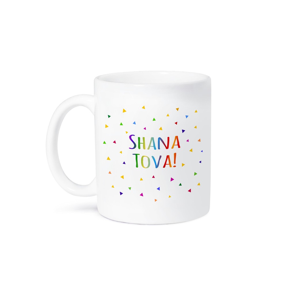3dRose Rosh Hashanah Happy Jewish New Year Greeting Mug  