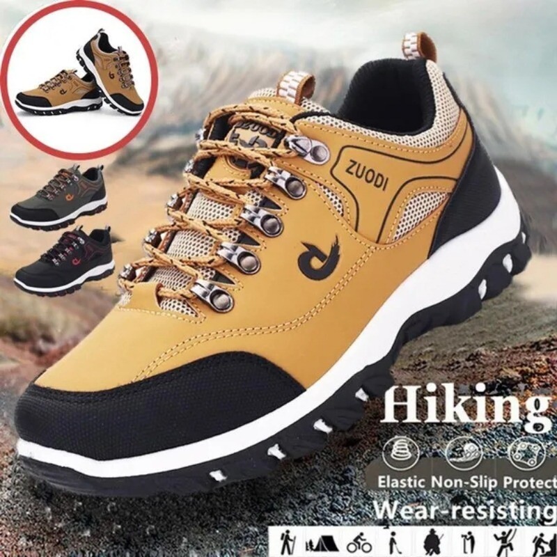 Men's Hiking Shoes Waterproof Sports Camping Tennis Outdoor Trekking Sneakers