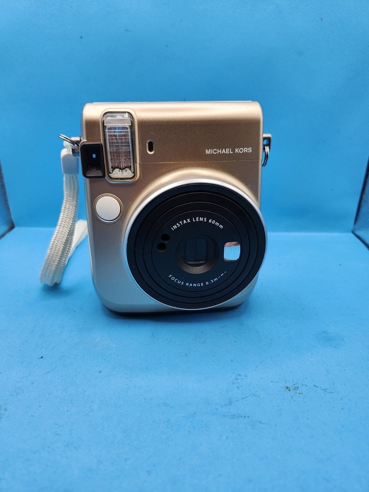 FUJIFILM Instax Mini 70 Michael Kors Limited Edition Camera in Metallic Gold