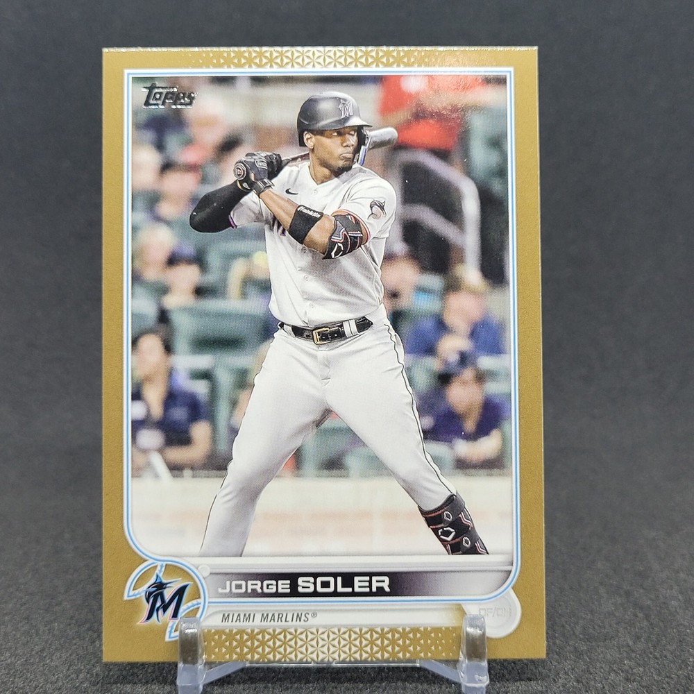 2022 Update Base Gold #US257 Jorge Soler /2022 - Miami Marlins