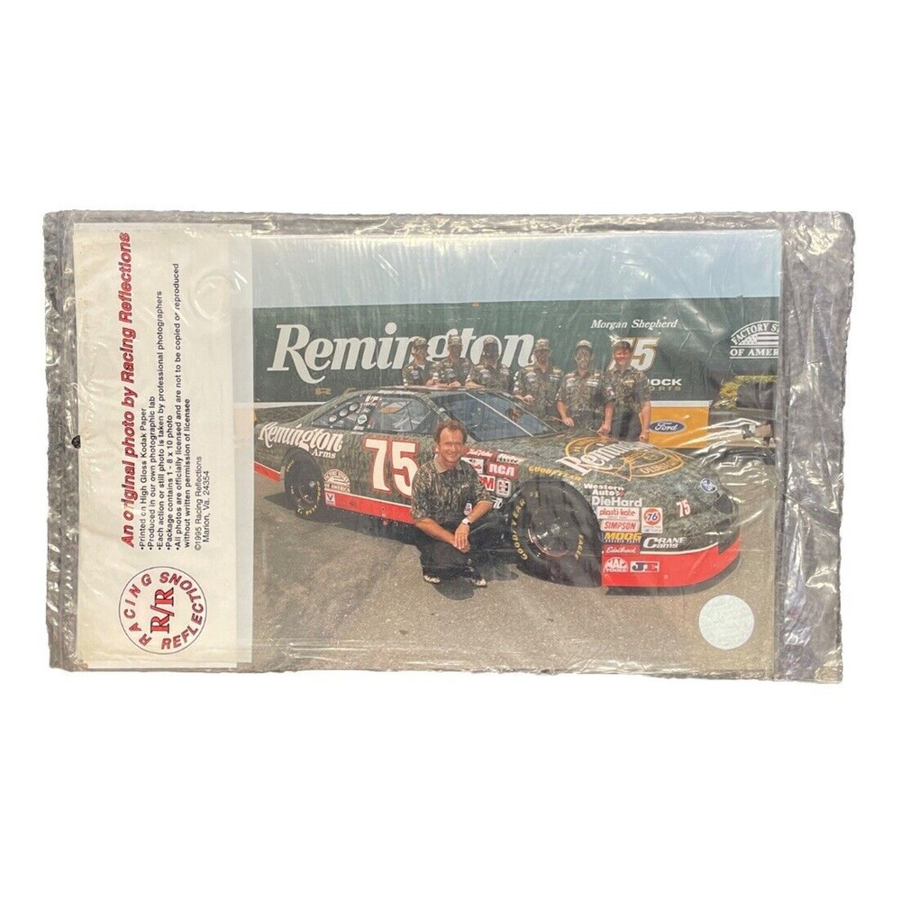 Morgan Shepherd #75 Racing Reflections Remington 1995 8x10 Picture