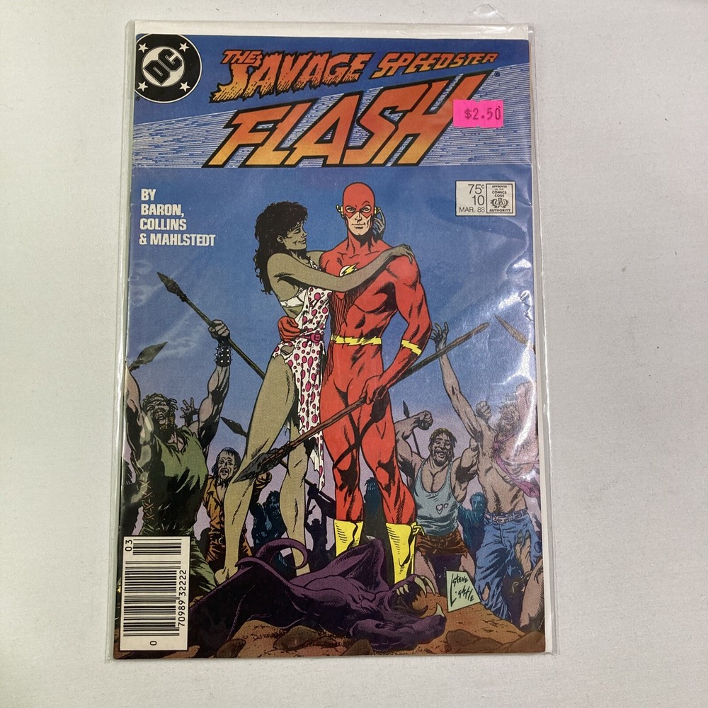 DC Flash The Savage Speedster #10 March 1988