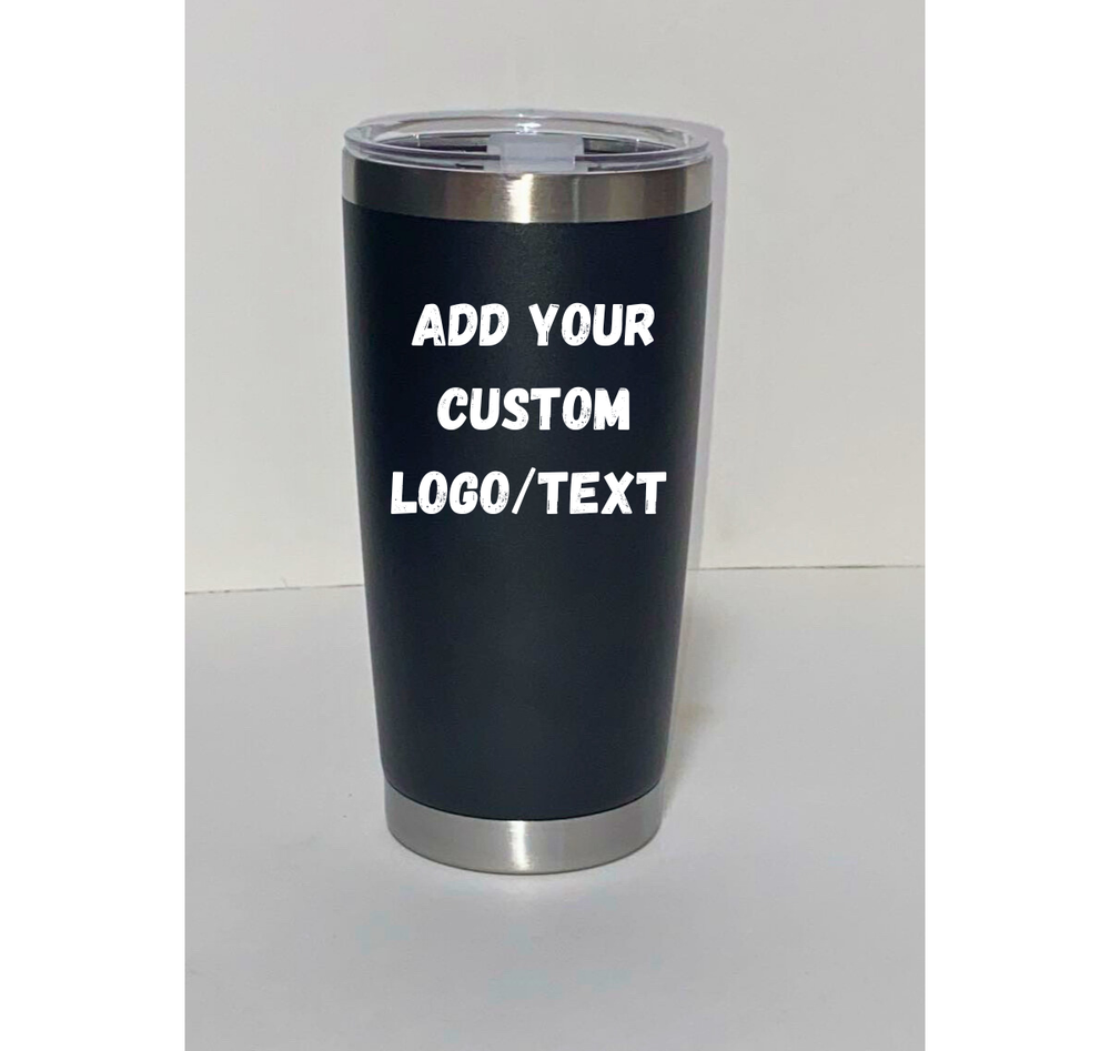 ENGRAVED TUMBLERS 20OZ CUSTOM LOGO/PERSONALIZATION MANY COLORS FREE SHIPPING!!