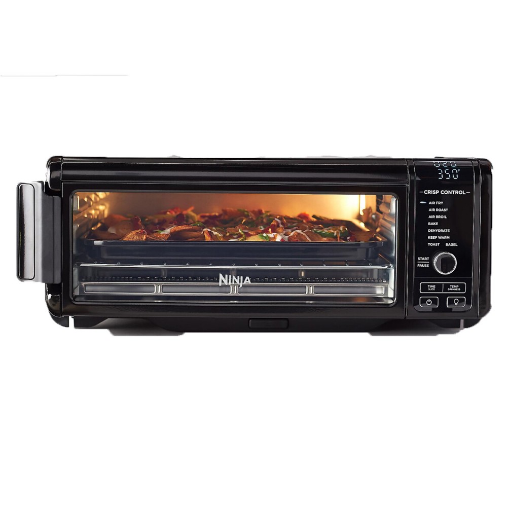 Ninja SP101 Foodi 8-in-1 Digital Air Fryer Space Saver  Large Toaster Oven-Black
