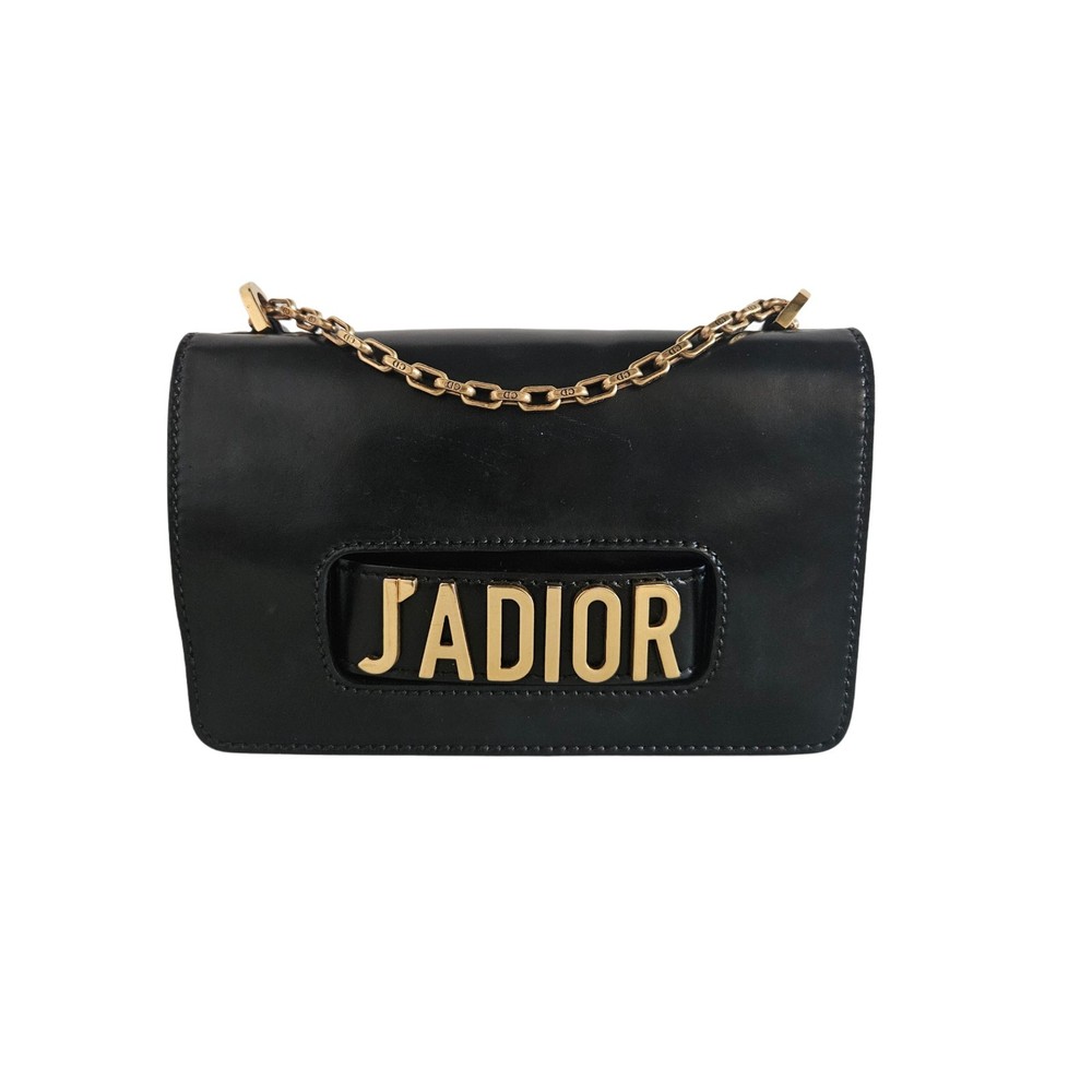 Dior Black Leather J'Adior Flap Shoulder Bag (re-colored)