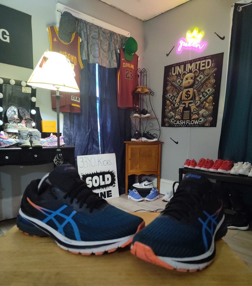 Size 11.5 - ASICS GT 2000 9 2E Wide Black Directoire Blue