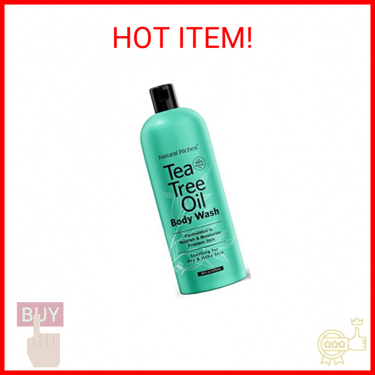 Natural Riches Tea Tree Oil Body Wash, 16 fl oz - Soothing, Calming, and Hydrati