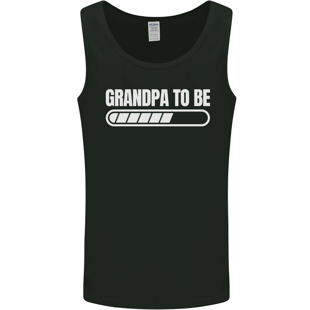 Grandpa to Be Newborn Baby Grandparent Mens Vest Tank Top
