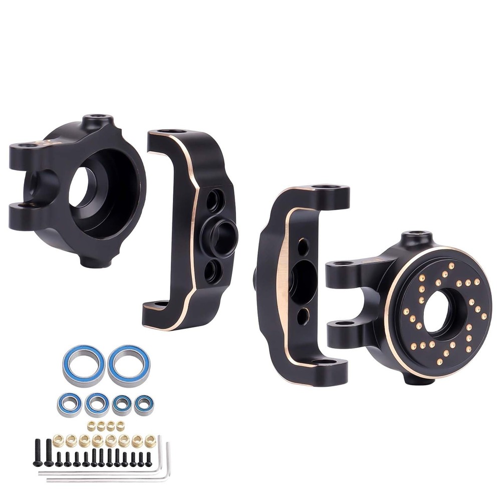 Brass Steering Knuckles and C-Hubs for TRX4M 1/18 RC Crawler Upgrade Parts (B