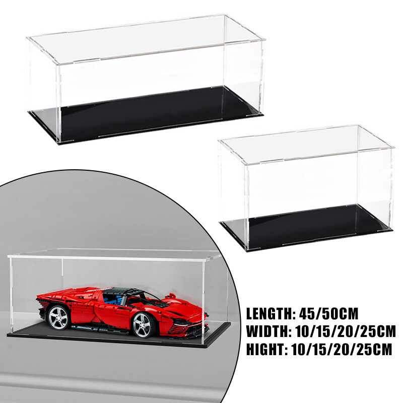 Acrylic Display Case Dustproof Model Toy Action Figures Showcase Assemble Box
