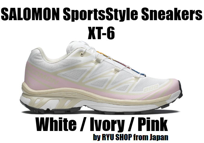 SALOMON SportsStyle Sneakers XT-6 L47739200 White / Fairy Tale / Almond Milk