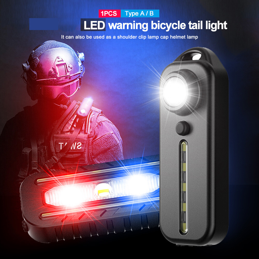 LED Bicycle tail light Safety Strobe Cycling Bike Lamp USB Rechargeable