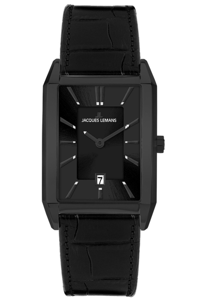 Jacques Lemans Men's Watch Quartz Black 1-2160F