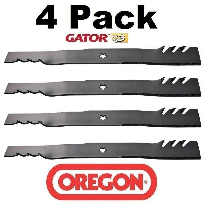 4 Pack Oregon Gator G3 Mower Blades for Allis Chalmers 21546611
