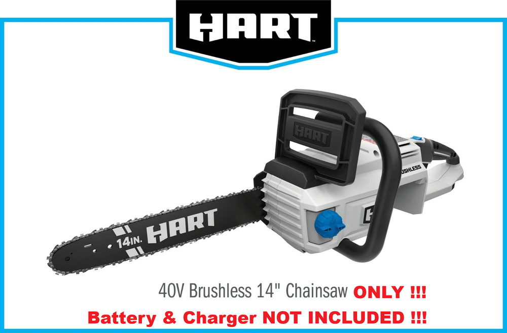 HART 40-Volt Cordless Brushless 14-inch Chainsaw ONLY (NO BATTERY) NEW CONDITION