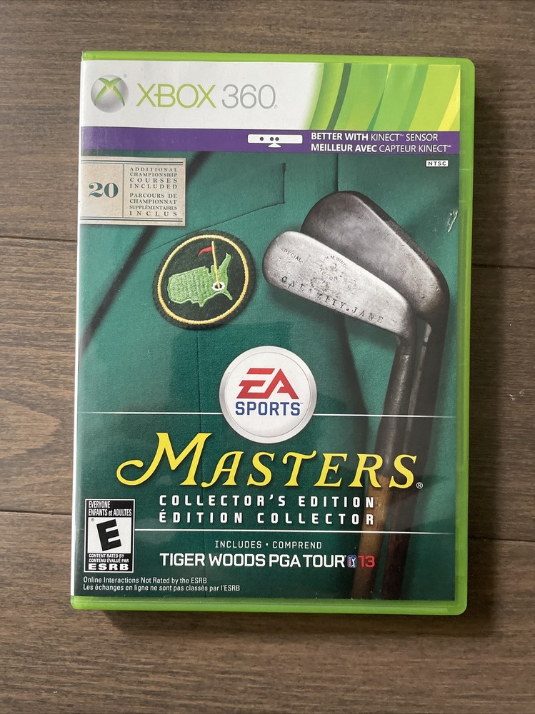 MASTERS COLLECTOR'S EDITION XBOX 360 MICROSOFT - No Manual