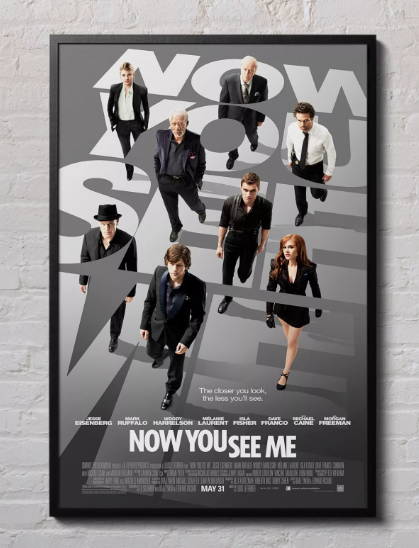 Now You See Me 2013 24x36 Unframed Movie Poster for Film Fans