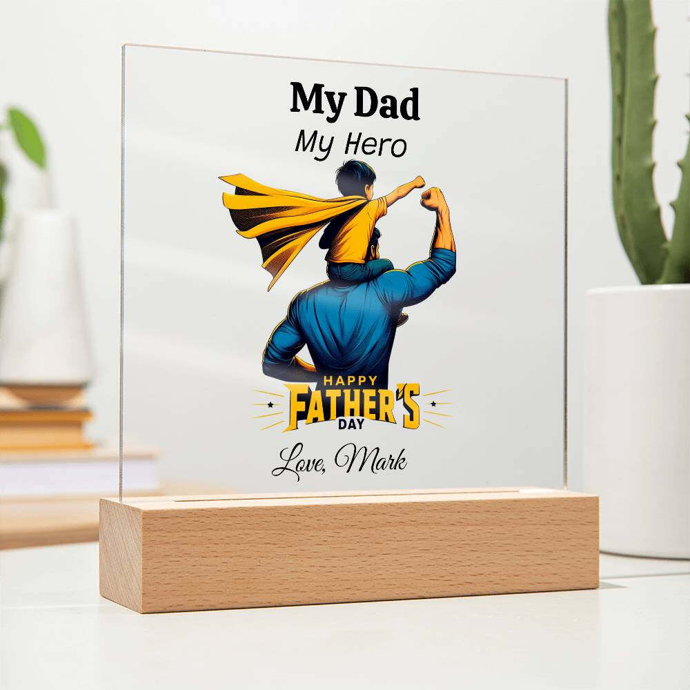 Custom Plaque for Dad Gift
