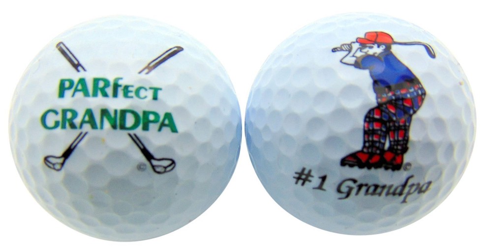 Grandpa Golf Ball Gift Set for Father's Day - 2 Pack