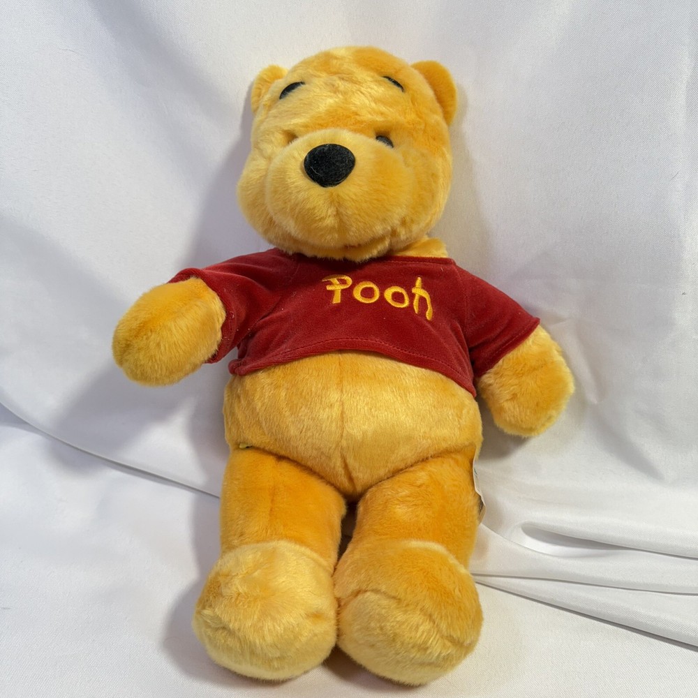 Winnie The Pooh Build A Bear Workshop Disney Plush 17” RETIRED Discontinued