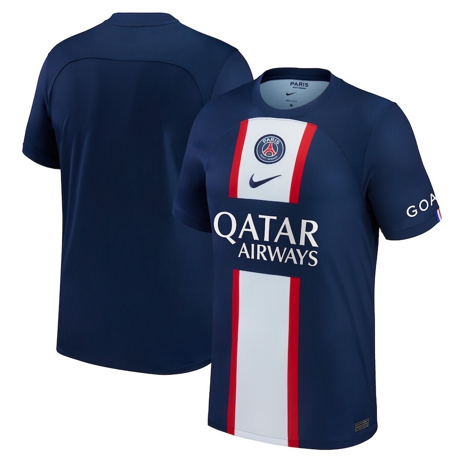 Nike Paris Saint-Germain Home Blue 2022/23 Soccer Jersey Size XL