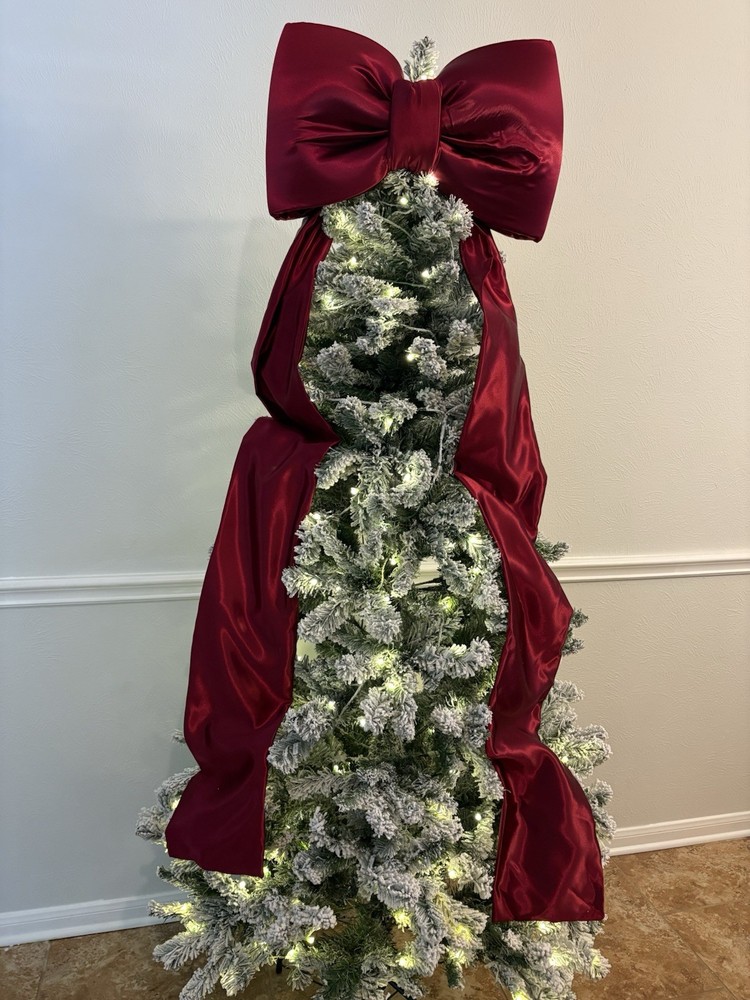 🎀 Giant Christmas Bows – The Magical Touch for Your Tree 🎄