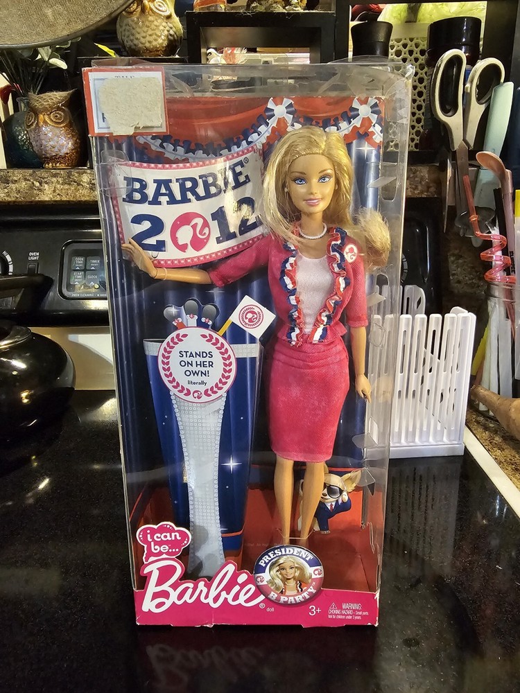 2011 MATTEL--THE WHITE HOUSE PROJECT--I CAN BE...BARBIE FOR PRESIDENT DOLL