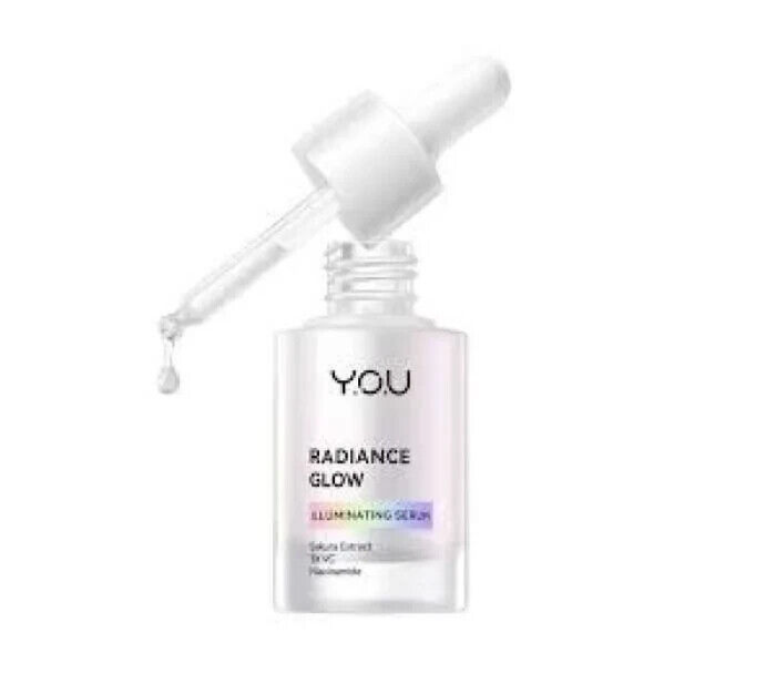 YOU Radiance Glow Illuminating Serum Brightening Sakura Extract Vitamin C 20ml