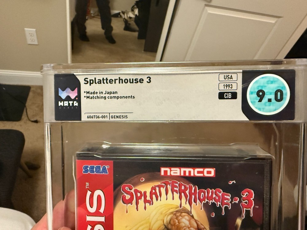 Splatterhouse 3 Sega Genesis Complete CIB WATA 9.0