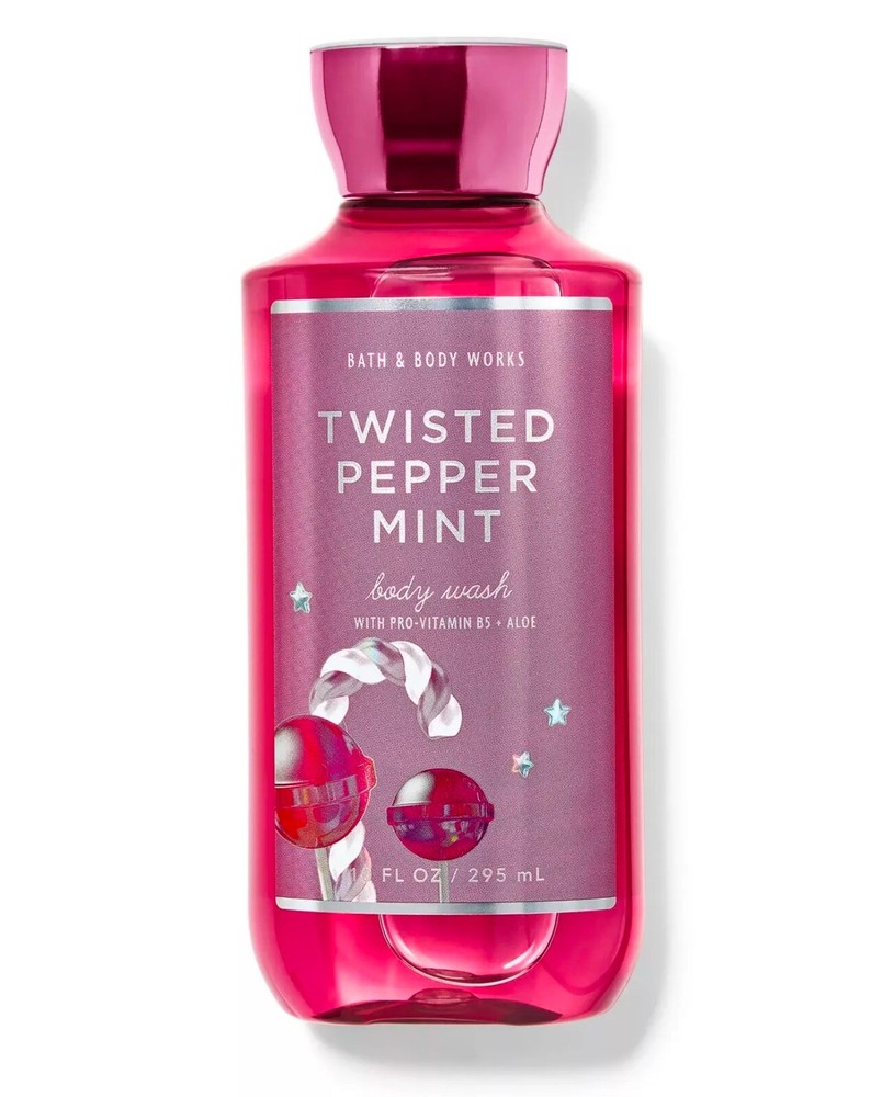 Twisted Peppermint Body Wash by Bath & Body Works 10 fl oz 295mL  