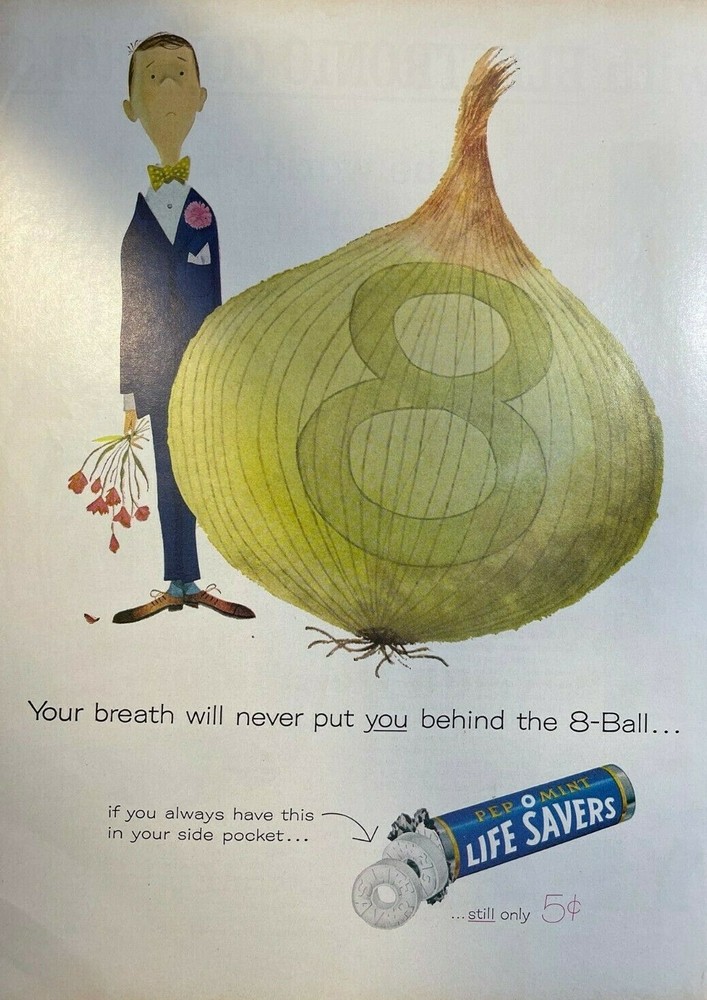 1960 Advertisement Life Savers Candy