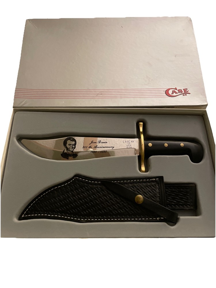 Case XX USA 1990 Jim Bowie 200th Anniversary MINT IN BOX Knife New Old Stock NOS